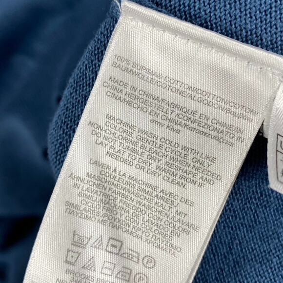 Brooks Brothers Supima Cotton V-Neck Lightweight Pullover Sweater Men's M Blue - Picture 8 of 9